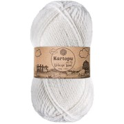 Příze Melange Wool,  K010, bílá