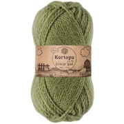 Příze Melange Wool,  K430, zelená