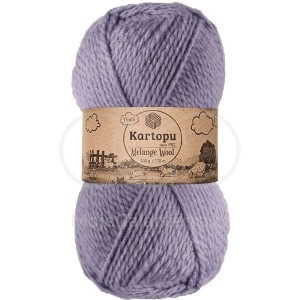 Příze Melange Wool,  K711, světle fialová