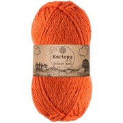 Příze Melange Wool, K1210, oranžová rezavá