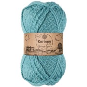 Příze Melange Wool, K5017, tyrkysová