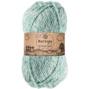 Příze Melange Wool, K9000, světle zelený melír