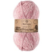 Příze Melange Wool, K9004, růžový melír