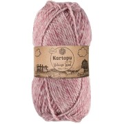 Příze Melange Wool, K9005, starorůžový melír