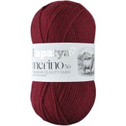 Příze Papatya Merino 50, 3230, bordó