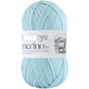 Příze Papatya Merino 50, 5140, světle modrá