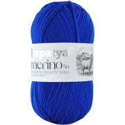 Příze Papatya Merino 50, 5250, modrá