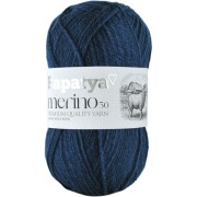 Příze Papatya Merino 50, 5265, petrolejová
