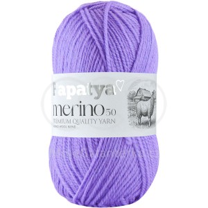 Příze Papatya Merino 50, 5430, fialová