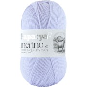Příze Papatya Merino 50, 5480, světle fialová