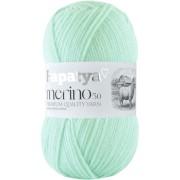 Příze Papatya Merino 50, 5610, světle mentolová