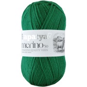 Příze Papatya Merino 50, 6820, zelená