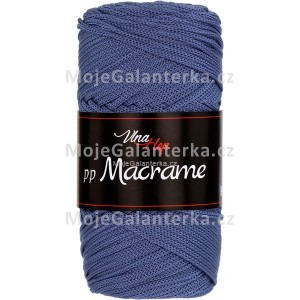 Příze PP Macrame, 2mm, 4113, jeansová modrá