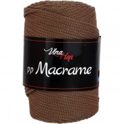 Příze PP Macrame, 2mm, 4228, hnědá