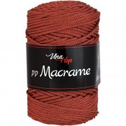 Příze PP Macrame, 2mm, 4238, rezavá