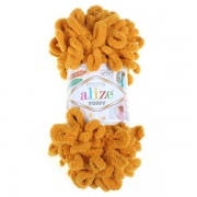Příze Puffy,  02, hořčicová