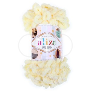 Příze Puffy,   13, žlutá