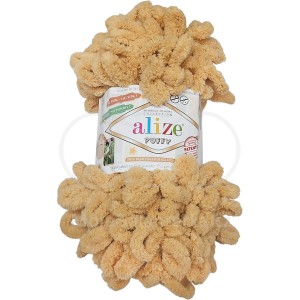 Příze Puffy,   97, velbloudí žlutá