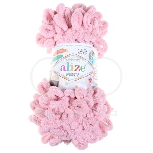 Příze Puffy,  161, pudrová