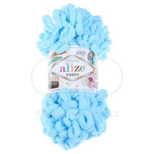 Příze Puffy,  287, světle modrý tyrkys