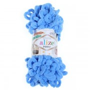 Příze Puffy,  289, modrá