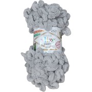 Příze Puffy,  302, šedá