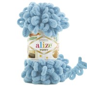 Příze Puffy,  414, ledově modrá