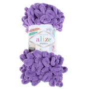 Příze Puffy, 437, fialová