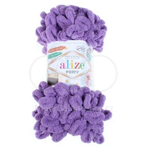 Příze Puffy, 437, fialová