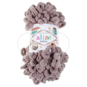 Příze Puffy,  530, tmavě béžová