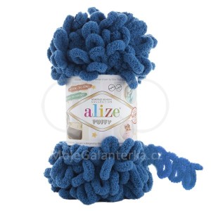 Příze Puffy, 646, petrolejová