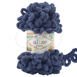 Příze Puffy,  900, půlnoční modrá