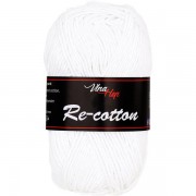 Příze Re-cotton, 81002, bílá