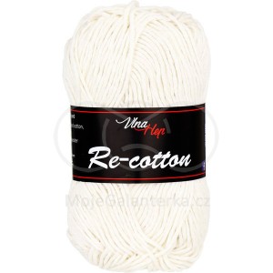 Příze Re-cotton, 81005, krémová