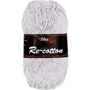 Příze Re-cotton, 81026, světle šedá