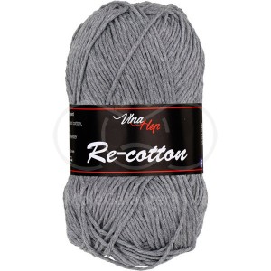 Příze Re-cotton, 81027, šedá