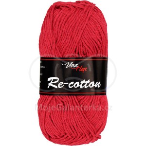 Příze Re-cotton, 81050, červená