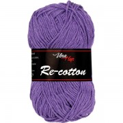 Příze Re-cotton, 81101, fialová