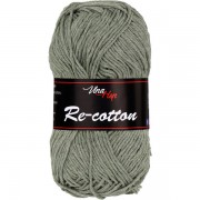 Příze Re-cotton, 81222, šedozelená