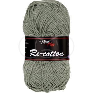 Příze Re-cotton, 81222, šedozelená