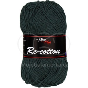 Příze Re-cotton, 81223, tmavě zelená