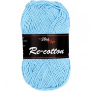 Příze Re-cotton, 81241, modrý tyrkys