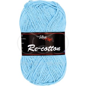 Příze Re-cotton, 81241, modrý tyrkys
