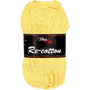 Příze Re-cotton, 81250, žlutá