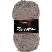 Příze Re-cotton, 81338, šedohnědá
