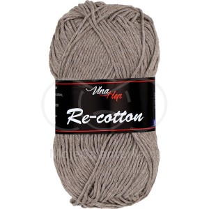 Příze Re-cotton, 81338, hnědošedá