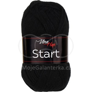 Příze Start,  4001, černá
