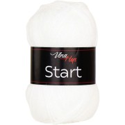 Příze Start,  4002, bílá