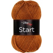 Příze Start, 41054, hnědá rezavá