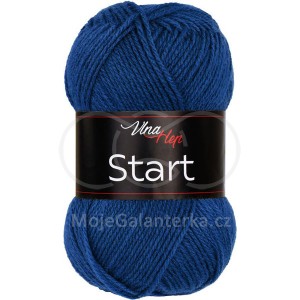 Příze Start, 41277, modrá jeansová